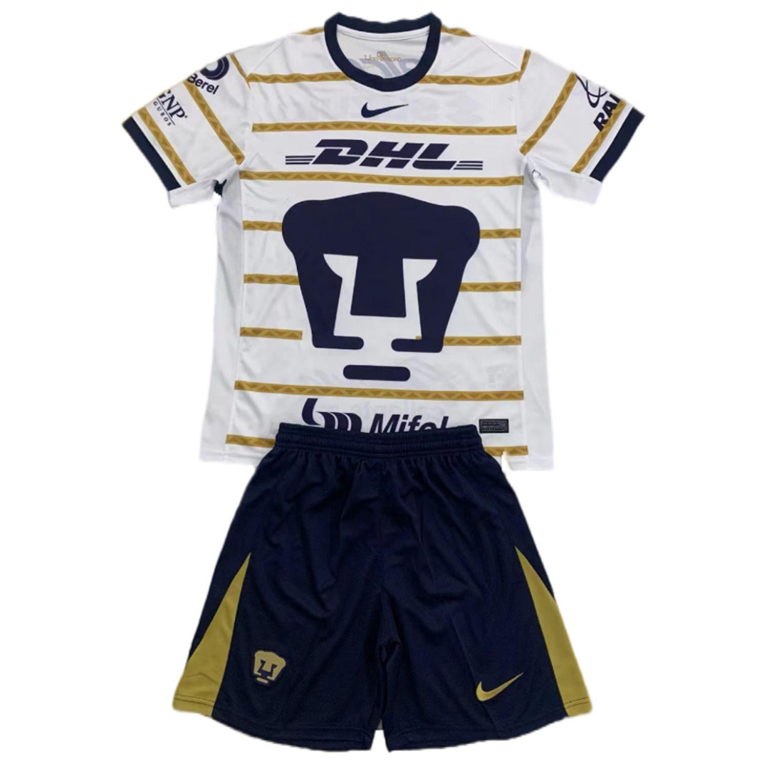 Kids Pumas UNAM Home Shirt Kit 2024/25