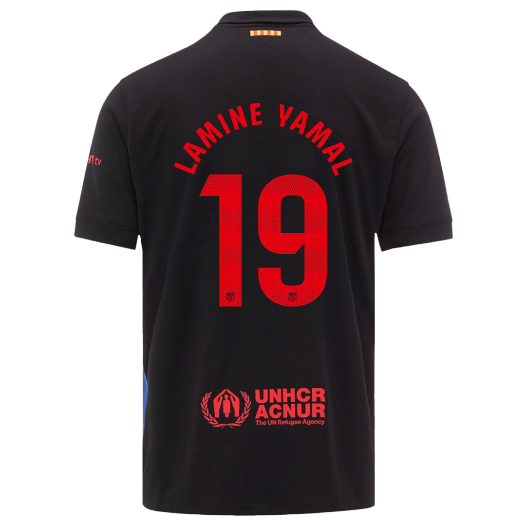 LAMINE YAMAL #19 Barcelona Away Shirt 2024/25