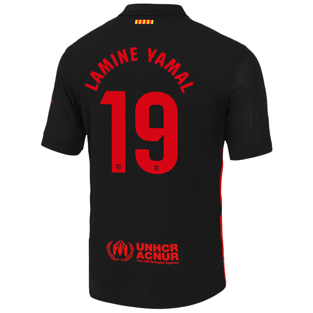 LAMINE YAMAL #19 Barcelona Away Spotify Logo Without Text Shirt 2024/25