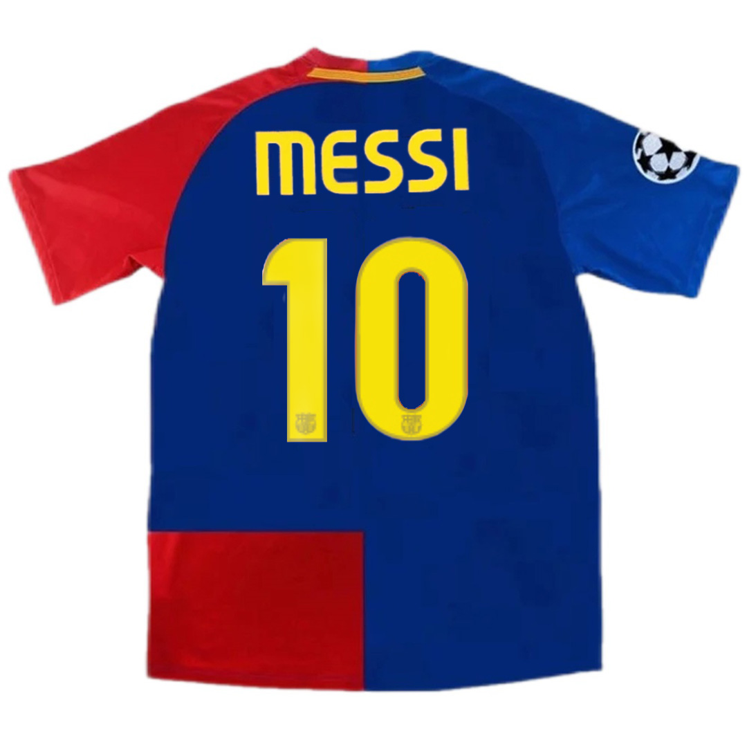 Retro Barcelona Shirt Home UCL Final 2008/09 Messi #10