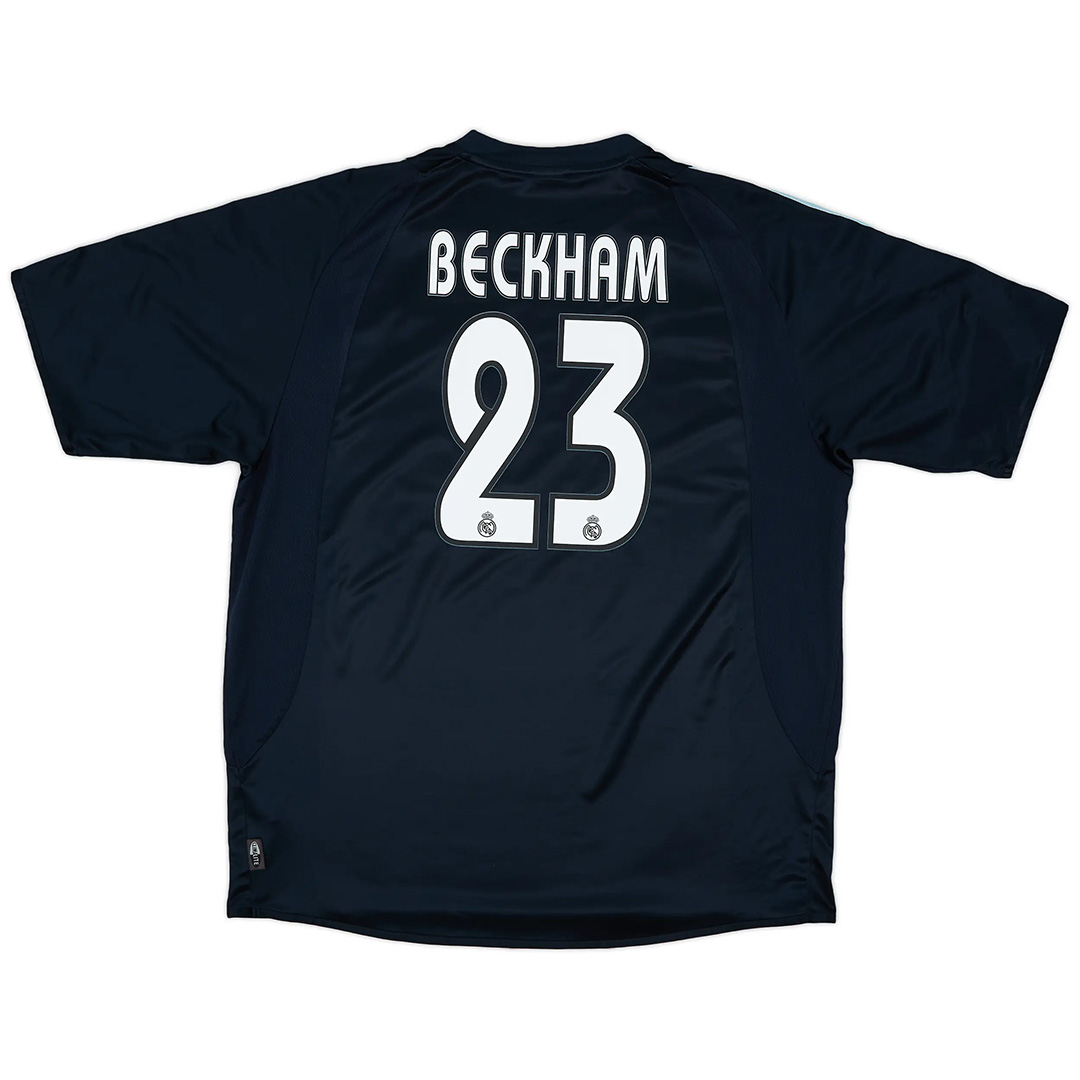 Retro Real Madrid Shirt Away 2003/04 BECKHAM #23