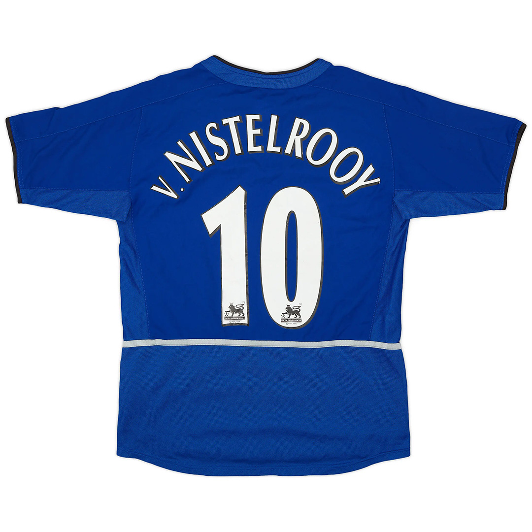 Retro Manchester United Shirt Third 2002/03 v.NISTELROOY #10