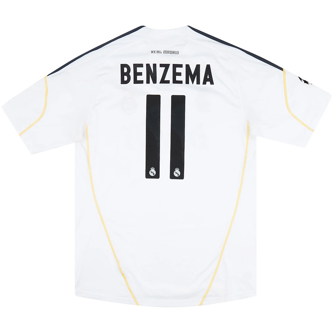 Retro Real Madrid Shirt Home 2009/10 BENZEMA #11